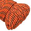 vidaXL Bootsseil Orange 4 mm 25 m Polypropylen