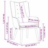 vidaXL Sessel Dunkelgr&uuml;n 63 x 67 x 94 cm Samt