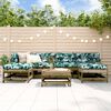 vidaXL 7-tlg. Garten-Lounge-Set mit Kissen Impr&auml;gniertes Kiefernholz