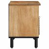 vidaXL TV-Schrank Braun 80x33x46 cm Massivholz Mango