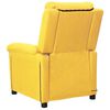 vidaXL Massagesessel Hellgelb Stoff
