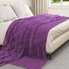 vidaXL Wohndecken 6 pcs Lila 240 x 220 cm Fleece