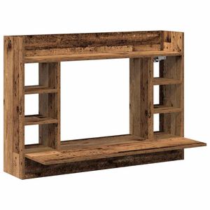 vidaXL Wandtisch Altholz 105 x 48 x 75 cm Holzwerkstoff