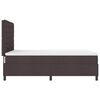 vidaXL Boxspringbett mit Matratze Dunkelbraun 160 x 200 cm Stoff