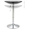 vidaXL Bartisch Schwarz &Oslash;60 cm ABS