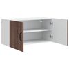vidaXL K&uuml;chenschrank Braun Eichen-Optik 80 x 31 x 40 cm Holzwerkstoff