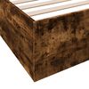 vidaXL Bettgestell R&auml;uchereiche 200x200 cm Holzwerkstoff