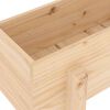 vidaXL Hochbeet 101x30x38 cm Massivholz Kiefer