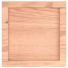 vidaXL Wandregal Hellbraun 40x40x(2-6) cm Massivholz Eiche Behandelt