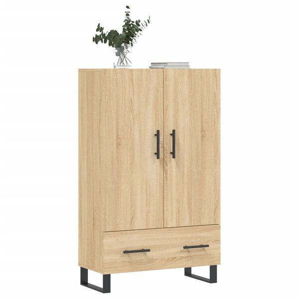 vidaXL Highboard Sonoma-Eiche 69,5x31x115 cm Holzwerkstoff