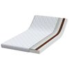 vidaXL Matratze Wei&szlig; 100 x 200 cm Jacquard-Stoff
