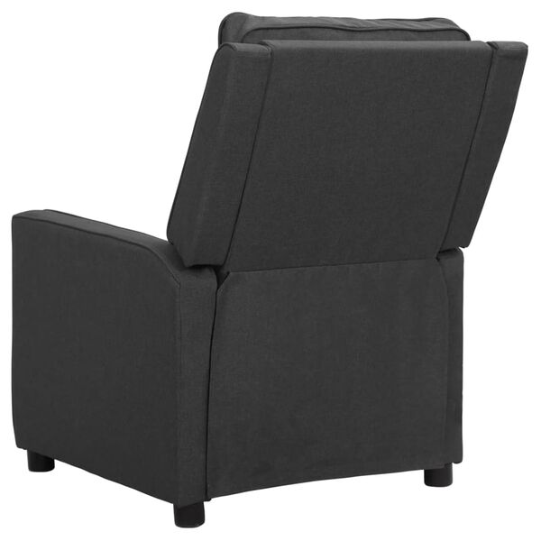 vidaXL Relaxsessel Dunkelgrau Stoff