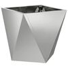 vidaXL Pflanzk&uuml;bel 2 pcs Silber 30 x 30 x 30 cm Verzinkter Stahl