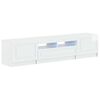vidaXL LED-TV-Schrank UTRECHT 3 stk. Hochglanz Wei&szlig; Holzwerkstoff