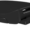 vidaXL Toilettensitz mit Absenkautomatik und Quick-Release Schwarz