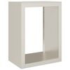 vidaXL Brennholzregal 60x40x80 cm Wetterfester Stahl