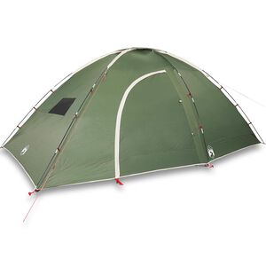 vidaXL Campingzelt 8 Personen Gr&uuml;n Wasserdicht
