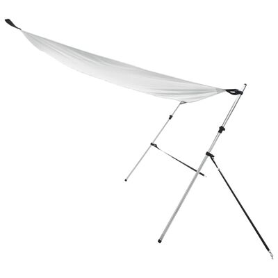 vidaXL T-Top-Beschattungsverlängerung Weiß 170x170x(115-183) cm