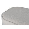 Venture Home Hocker Piff 44x44x41 cm Teddy Wei&szlig;