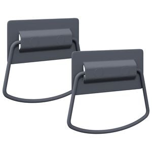 vidaXL Schrankgriffe 2 stk. Anthrazit 85 x 45 mm Metall