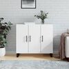 vidaXL Sideboard Wei&szlig; 90x34x80 cm Holzwerkstoff