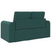 vidaXL Schlafsofa 60cm Dunkelgr&uuml;n Stoff