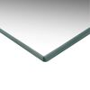 vidaXL Wandspiegel ohne Rahmen mit LED-Beleuchtung Rechteckig Glas