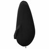 vidaXL Kopfkissen mit Kissen Schwarz 42 x 32 x 14 cm Polyester