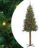 vidaXL Schlanker Weihnachtsbaum Gr&uuml;n 180 cm