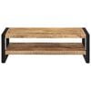 vidaXL Couchtisch 120x55x40 cm Massivholz Mango