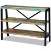 vidaXL Sideboard 3 Regalb&ouml;den Altholz