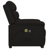 vidaXL Massagesessel mit Aufstehhilfe Schwarz Samt