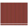 vidaXL Einziehbare Markise Orange und Braun 400 x 300 cm