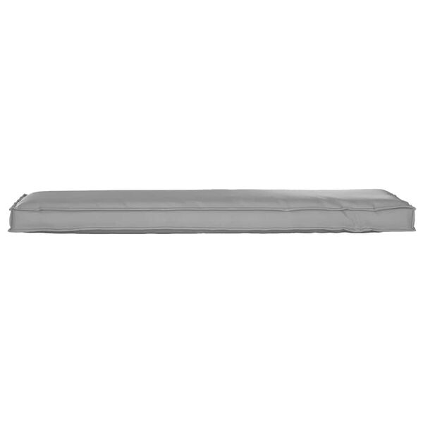 vidaXL Kissen Grau 140 x 40 x 8 cm Oxford-Stoff