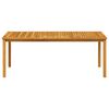 vidaXL Gartentisch 200x100x74 cm Massivholz Akazie
