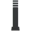 vidaXL Wegeleuchte Schwarz 50 cm Aluminium