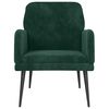 vidaXL Sessel Dunkelgr&uuml;n 62x79x79 cm Samt