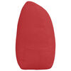 vidaXL R&uuml;cken Kissen Rot 200 x 24 x 50 cm Stoff