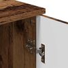 vidaXL Badezimmerschrank Wandmontiert Altholz 30 x 31,5 x 61 cm