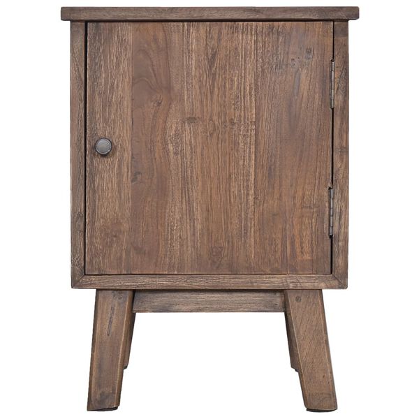 vidaXL Nachttisch 40x30x53 cm Massivholz Teak
