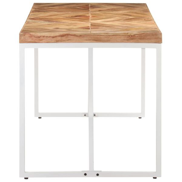 vidaXL Esstisch 140x70x76 cm Massivholz Akazie und Mango