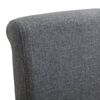 vidaXL Esszimmerst&uuml;hle 4 Stk. Grau Stoff