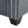 vidaXL Chesterfield Sofagarnitur Kunstleder in Wildleder-Optik Grau