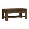 vidaXL Couchtisch R&auml;uchereiche 102x55x42 cm Holzwerkstoff