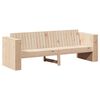 vidaXL Garten-Sofa Natur 185,5 x 60 x 62 cm Massives Kiefernholz