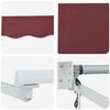 vidaXL Markise Automatisch Burgunderrot 450x300 cm