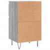 vidaXL Sideboard Grau Sonoma 40x35x70 cm Holzwerkstoff