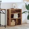 vidaXL B&uuml;cherregal Altholz-Optik 60x30x71,5 cm Holzwerkstoff