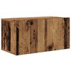 vidaXL TV-Schrankset Wandmontiert 10 pcs Altholz Holzwerkstoff