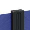 vidaXL Seitenmarkise Ausziehbar Blau 140x1200 cm